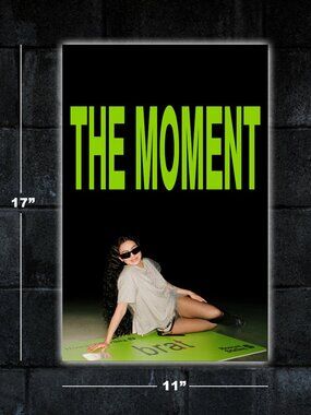 The Moment Charli XCX movie poster - 11x17 wall art print merch music brat A24